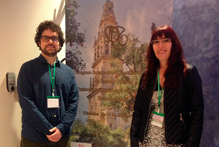 Fotografía de: La Dra. Montserrat Iglesias y el investigador Jordi Arcos presentan sus comunicaciones en el III Congreso Internacional Científico-Profesional de Turismo Cultural | CETT